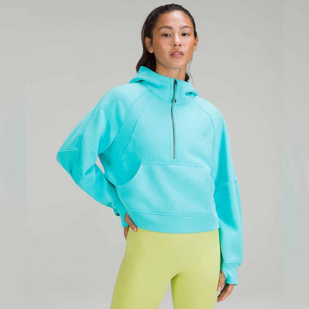 lululemon athletica Women's Aqua Blue Hoodie